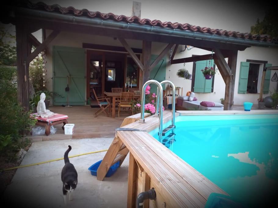 Maison Avec Piscine Proche Des Thermes Mauleon-D'armagnac Exterior foto