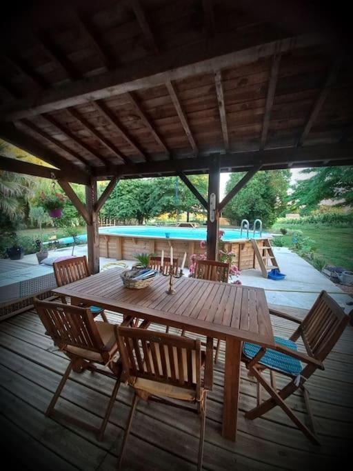 Maison Avec Piscine Proche Des Thermes Mauleon-D'armagnac Exterior foto